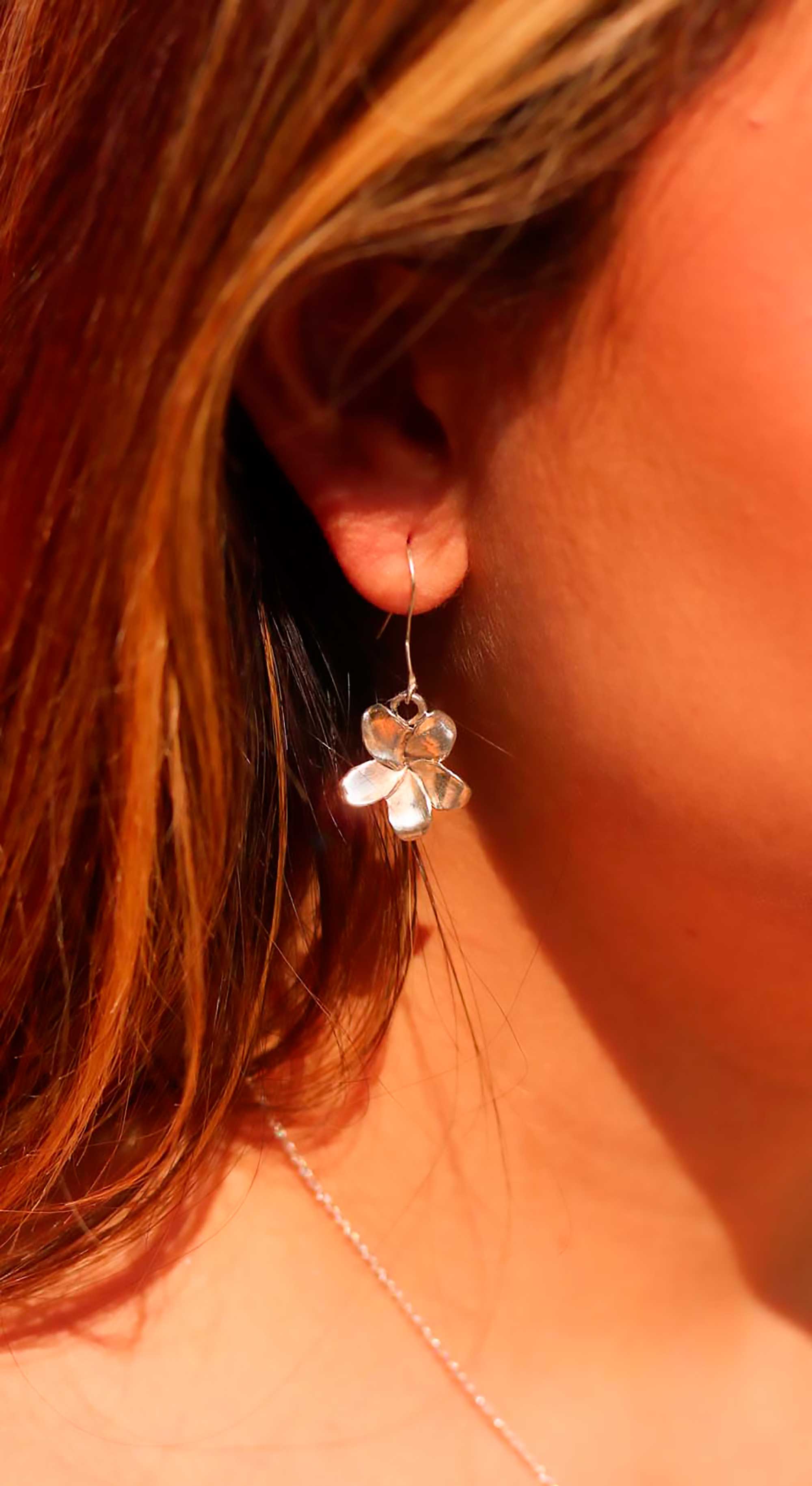 Fotografía de un arete
