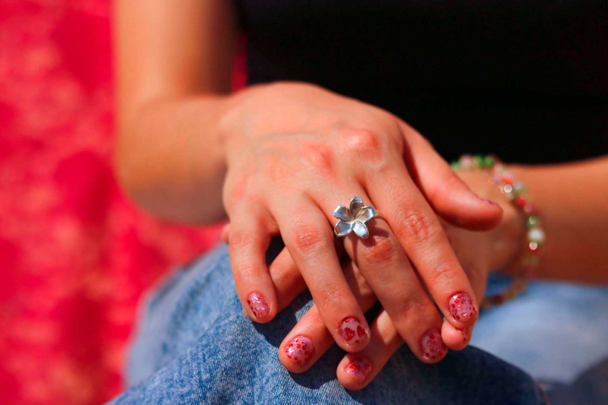 Fotografía de un anillo